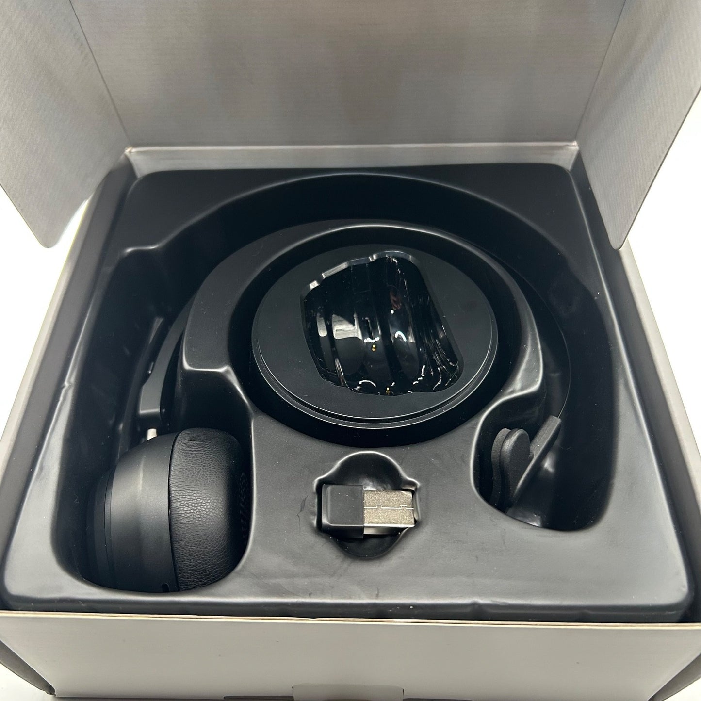 Mopchnic KH113M Wireless Bluetooth Headset w/ Mic & Charging Base Black