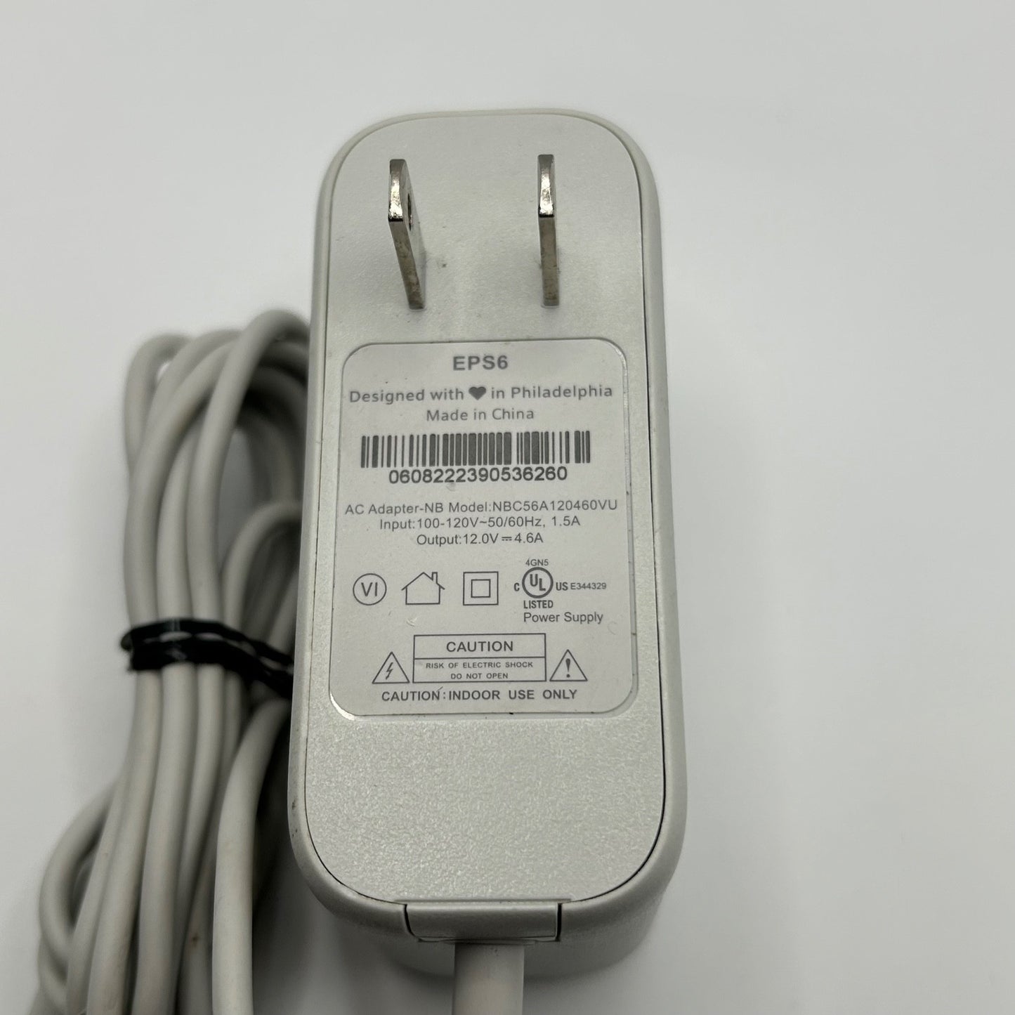 Xfinity EPS6 Power Adapter 12V 4.6A Model NBS6A120460VU OEM Wall Charger