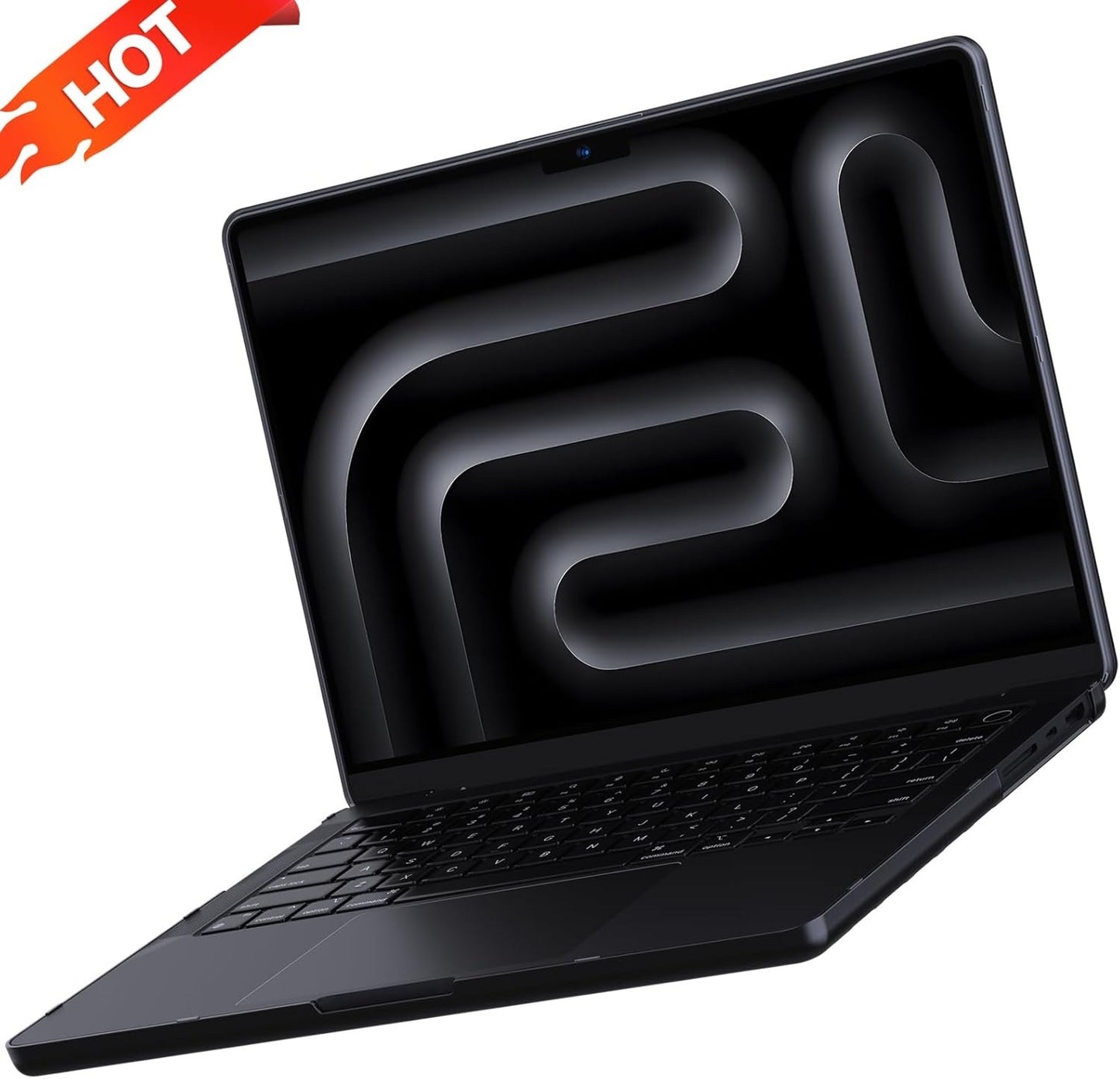 Soonjet MacBook Pro 14" Case 2024-2021 Hard Shell Matte Space Black Clear