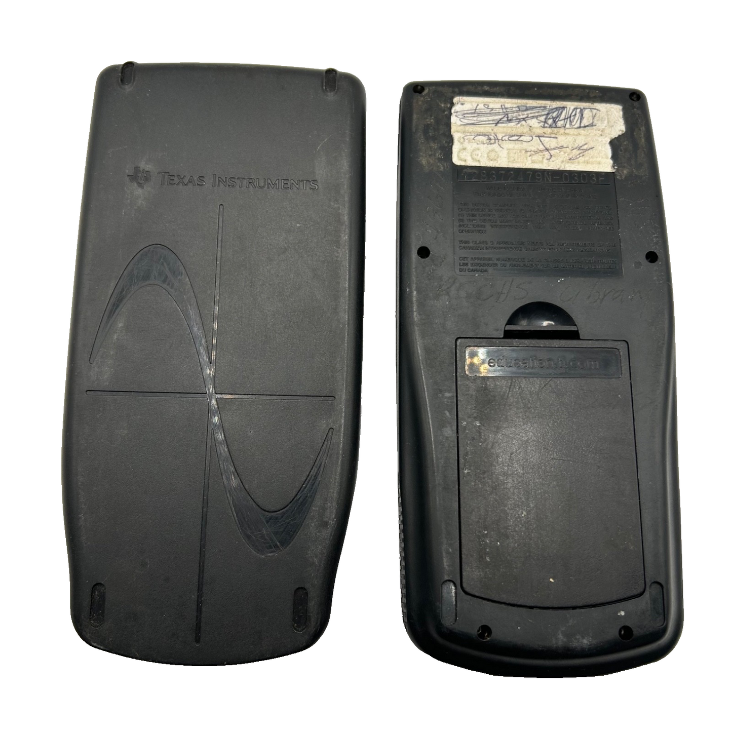 Texas Instruments TI-83 Plus Graphing Calculator w/ Cover – Tested, Screen Spots