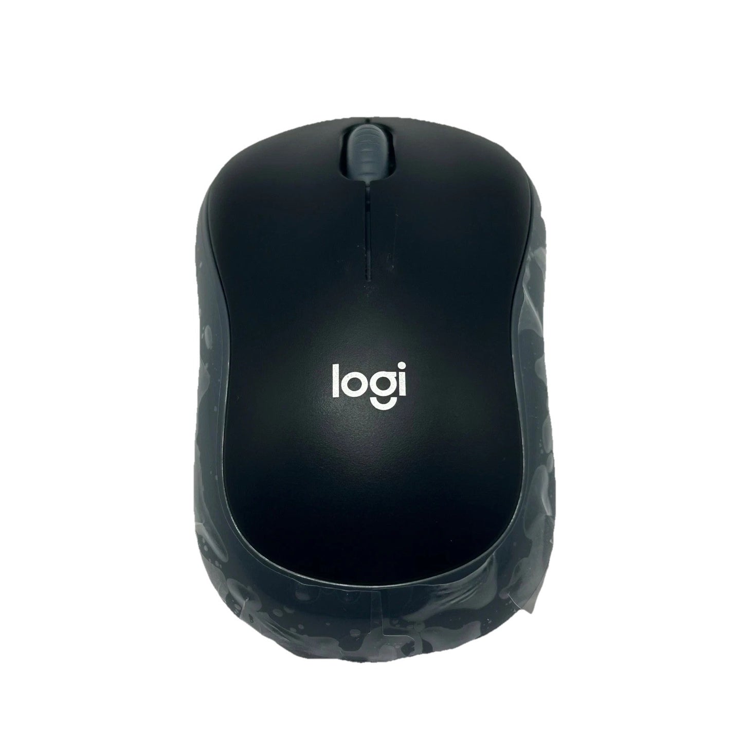 Logitech M185 Wireless Mouse Black Gray Open Box No USB Receiver
