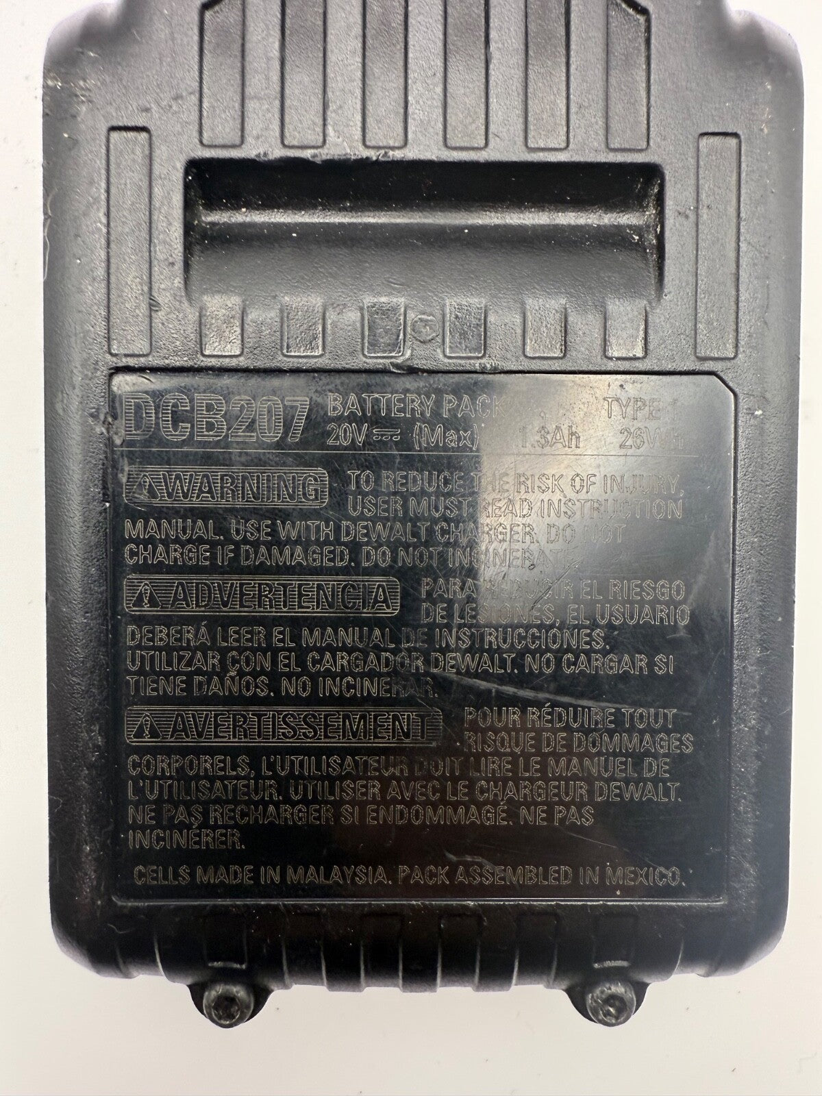DEWALT DCB207 BATTERY (P07011153)