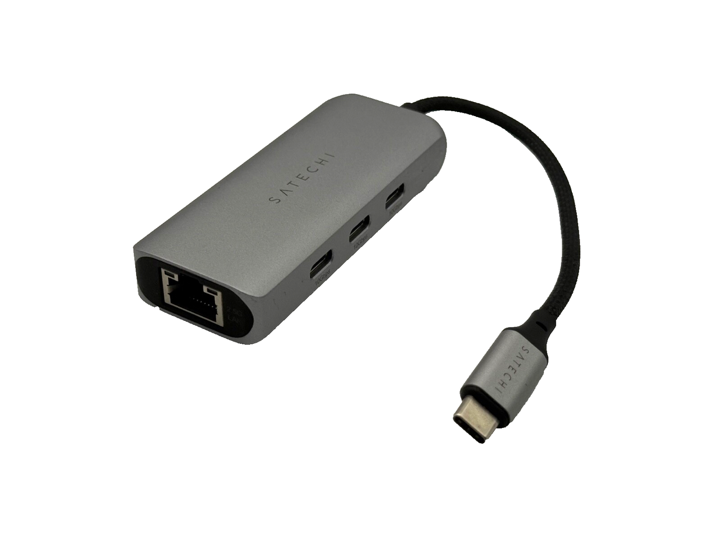 Satechi 4-in-1 USB-C Hub with 2.5 Gigabit Ethernet, USB-A, USB-C Data
