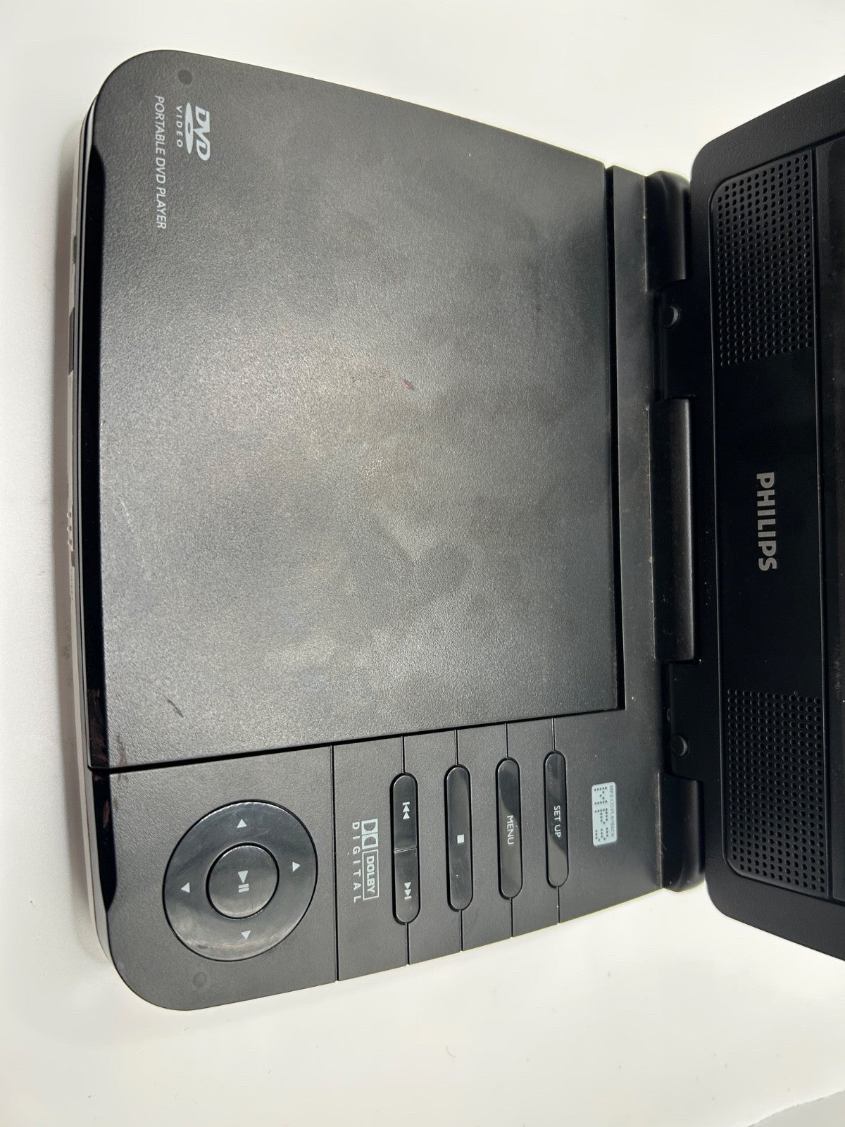 Philips PET702/37 Portable DVD Player – 7" Screen – Untested