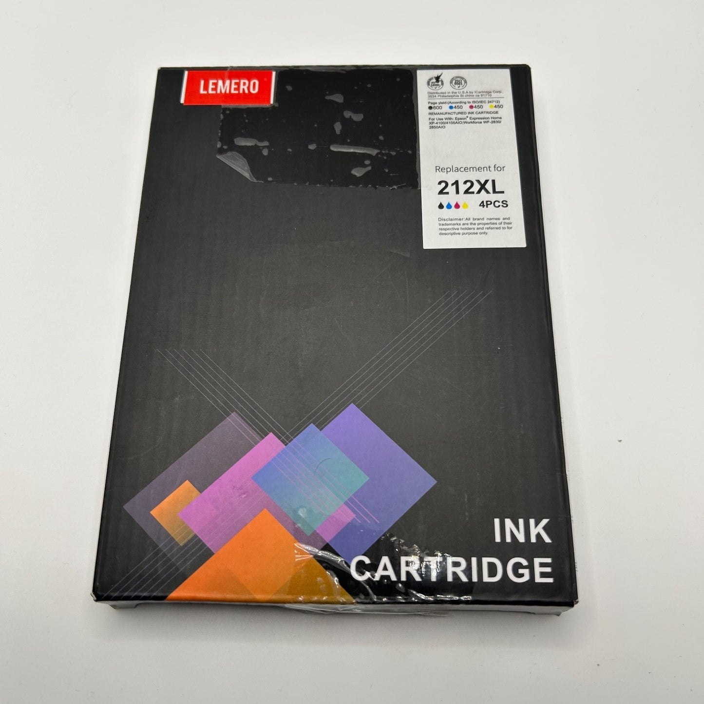 LEMERO 212XL Ink Cartridge for Epson XP-4100 WF-2850
