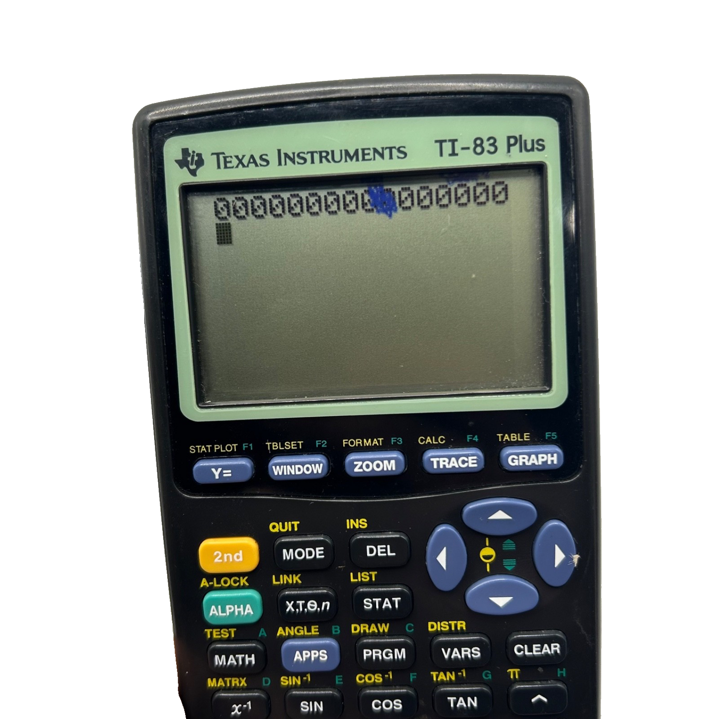 Texas Instruments TI-83 Plus Graphing Calculator – Screen Defect – Works