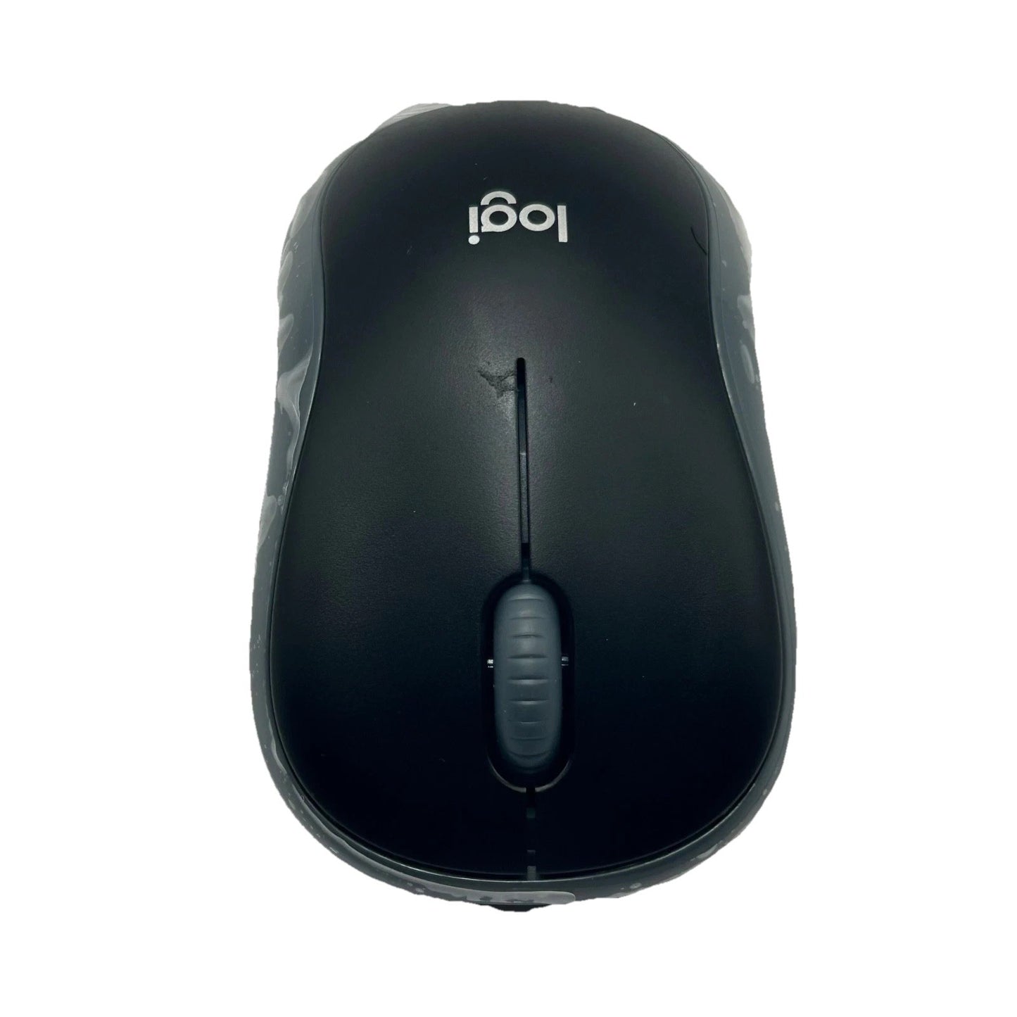 Logitech M185 Wireless Mouse Black Gray Open Box No USB Receiver