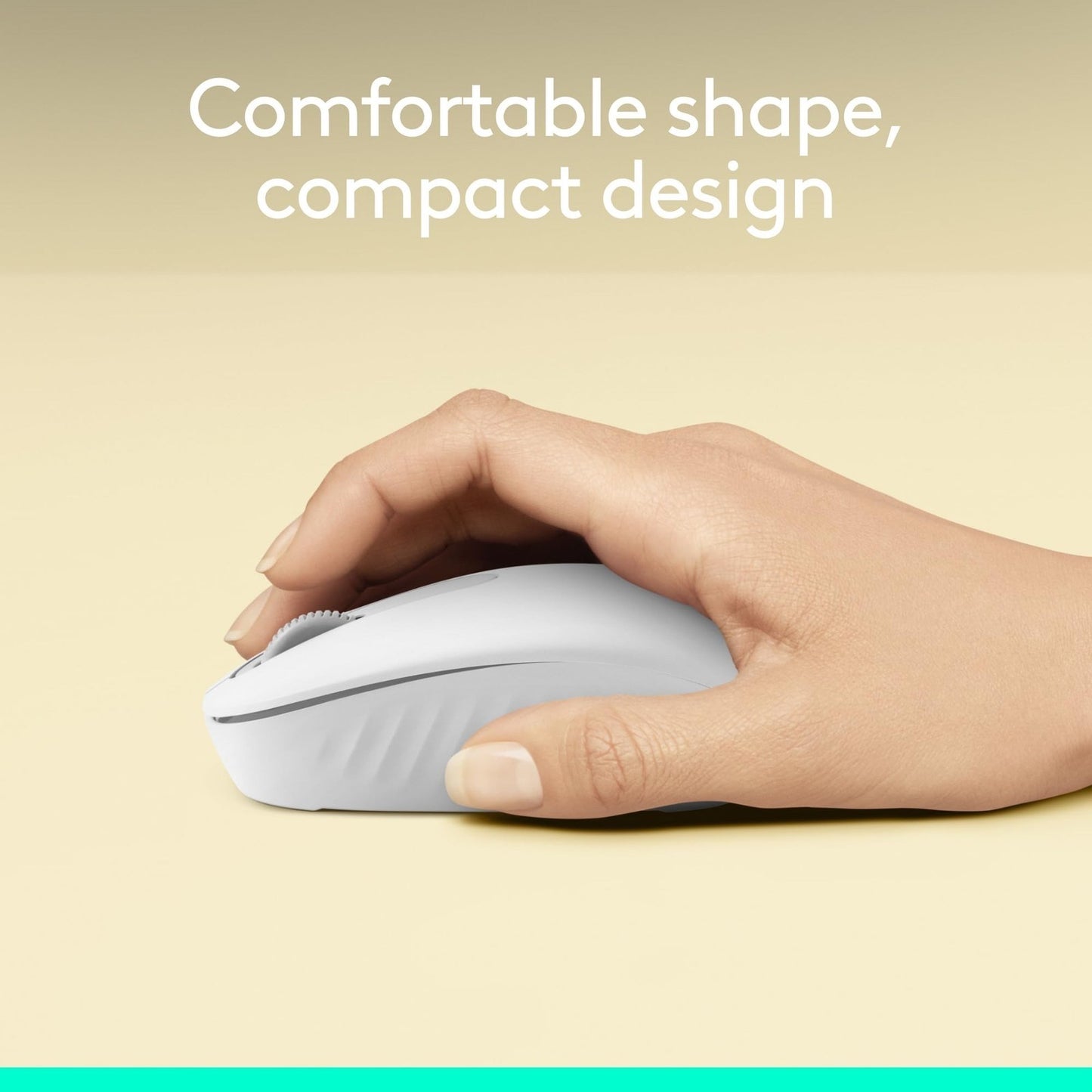 Logitech M196 Bluetooth Wireless Mouse Compact and Portable – White – Brand New