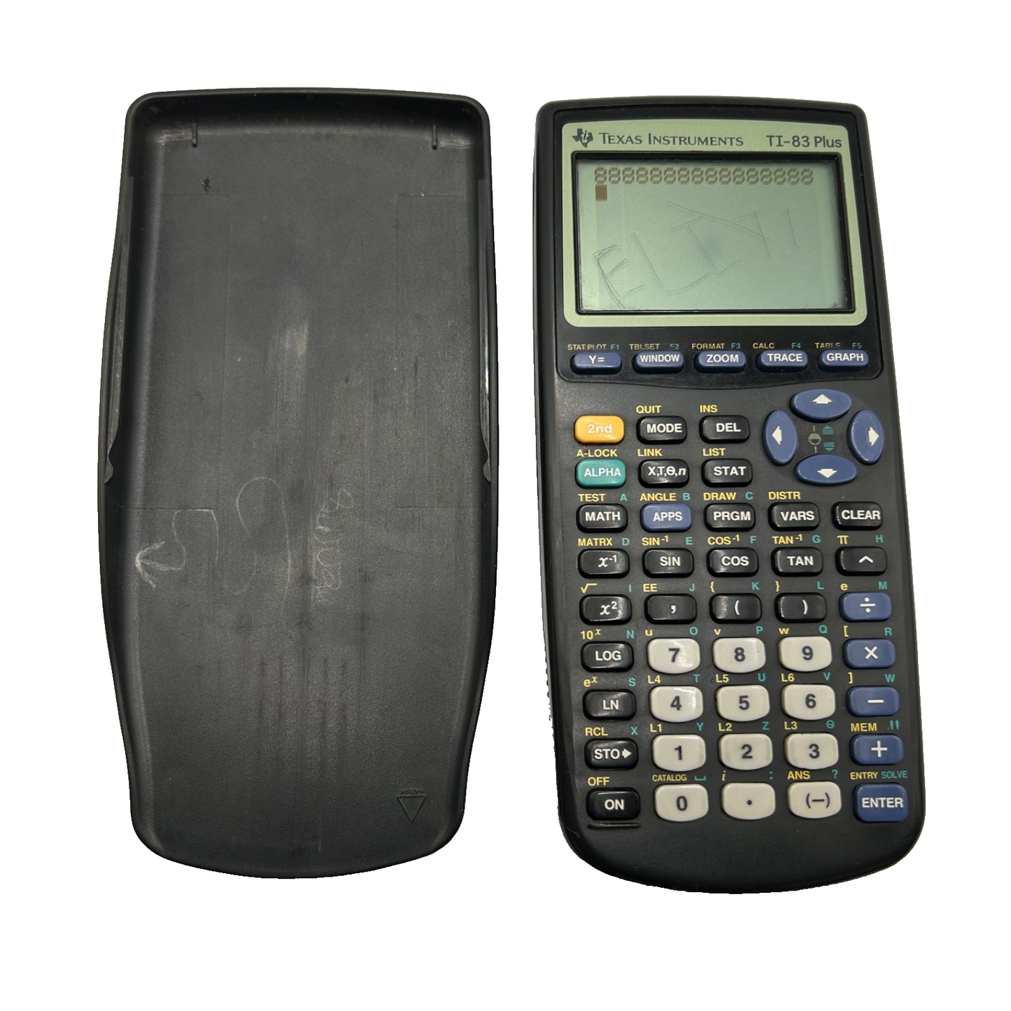 Texas Instruments TI-83 Plus Graphing Calculator – Screen Wear – Works
