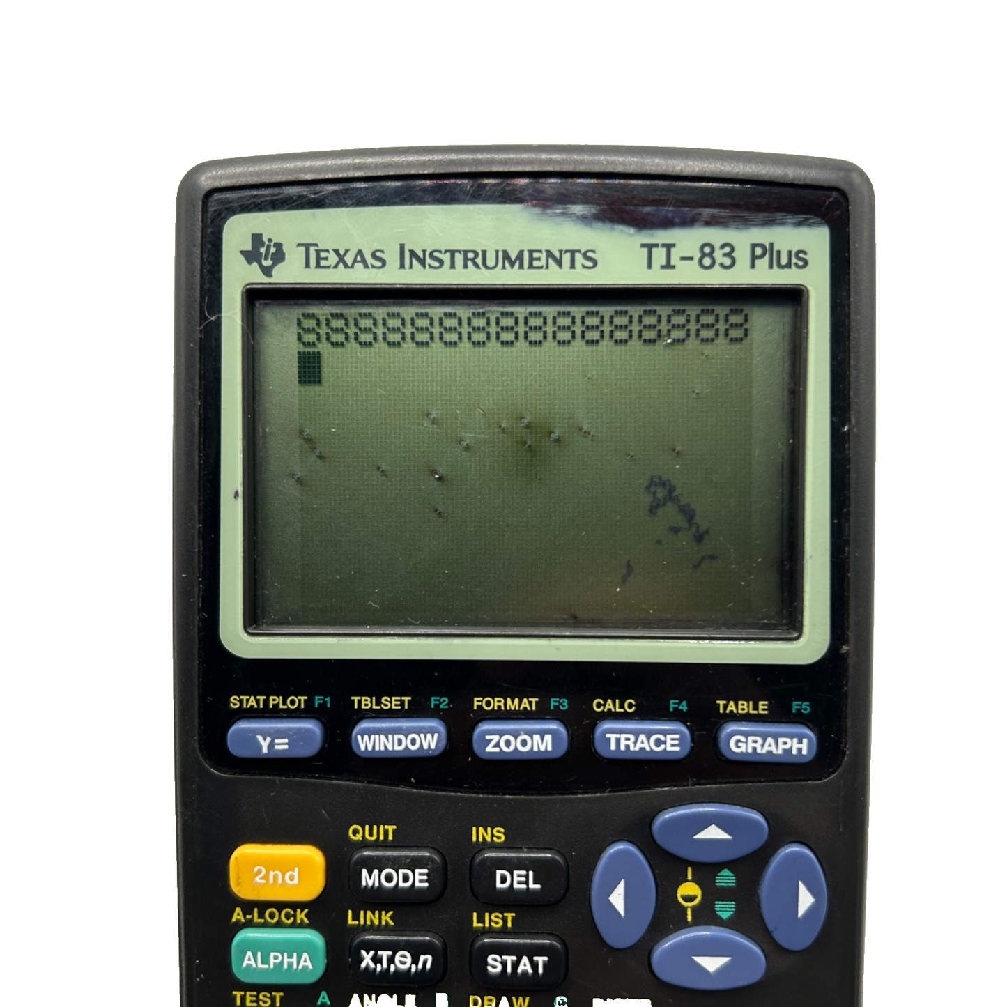 Texas Instruments TI-83 Plus Graphing Calculator w/ Cover – Tested, Scratches