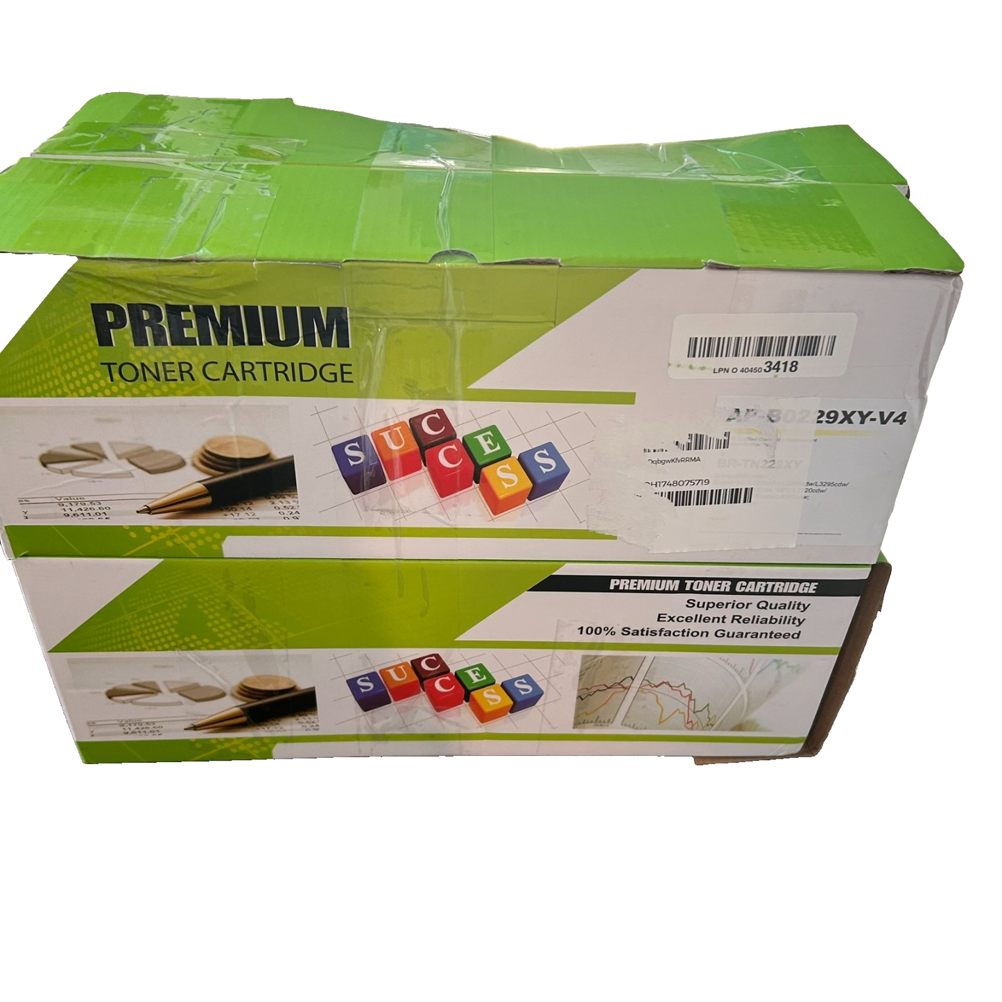 TN229XL 4‑Pack Compatible Toner Cartridges Set BK/C/M/Y for Brother Color Laser