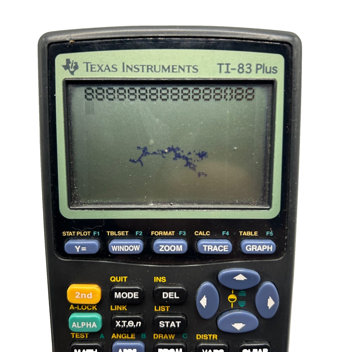 Texas Instruments TI-83 Plus Graphing Calculator w/ Cover – Tested, Screen Spots