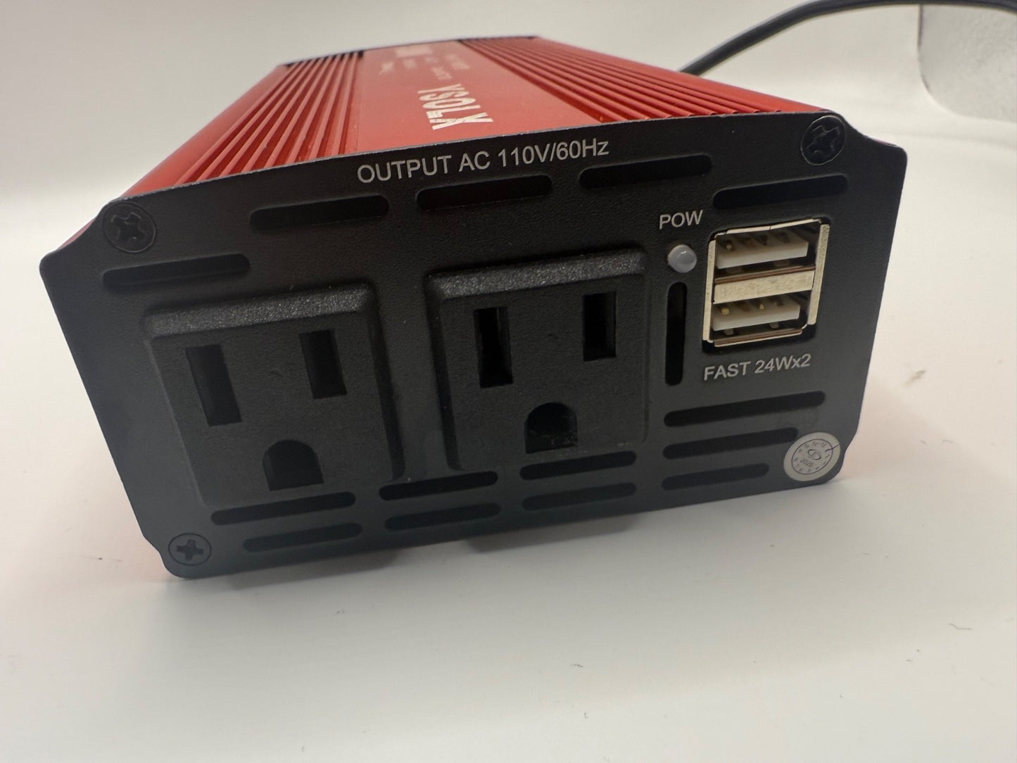YSOLX 500W Power Inverter DC 12V to AC 110V Car Converter w/ USB – Used