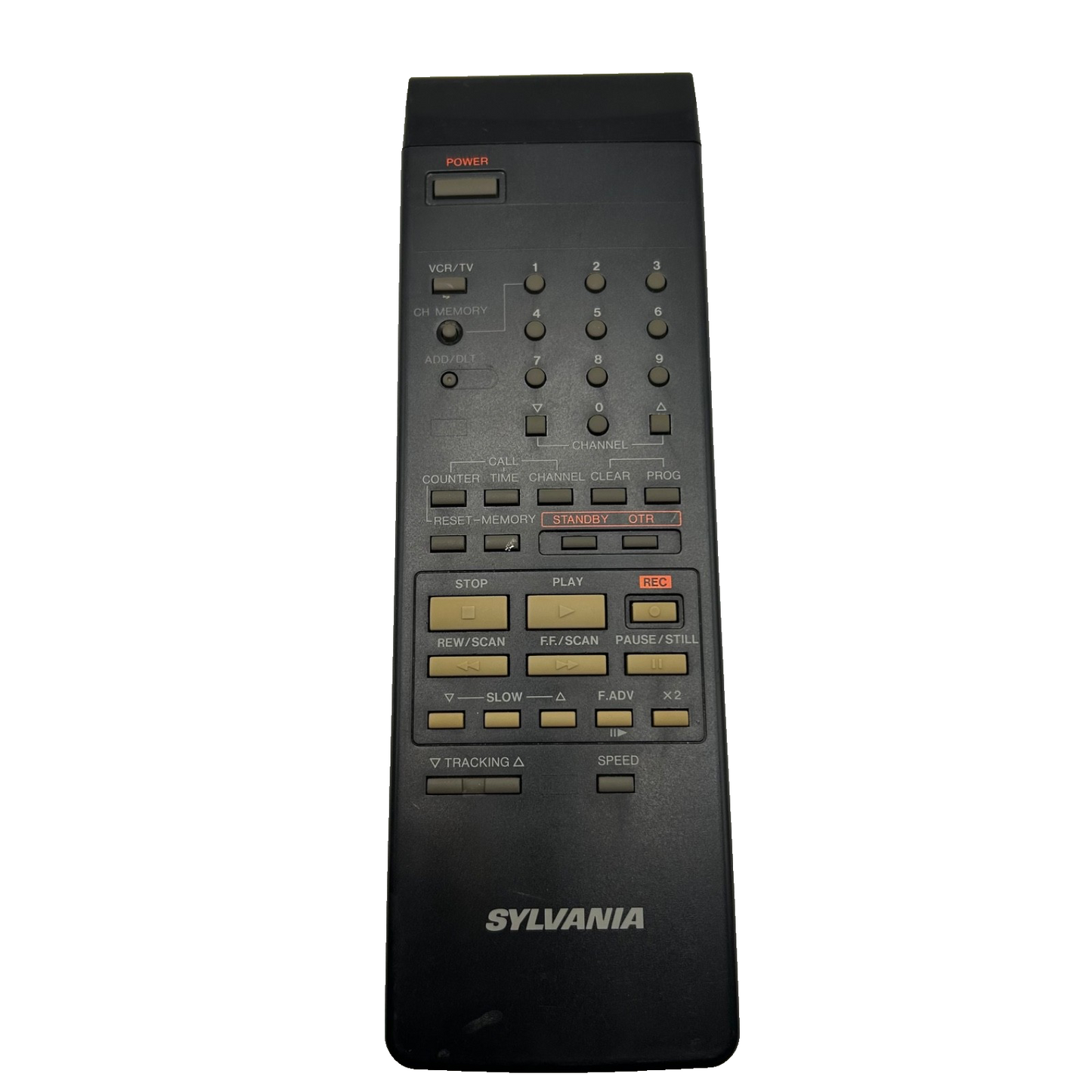 Genuine Sylvania VSQS0798 Remote Control for VCR VHS Player Recorder