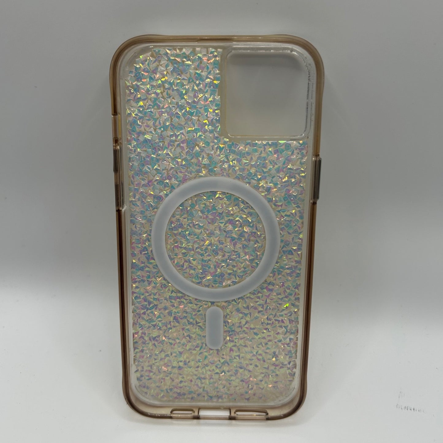 iPhone 14 Plus Glitter Holographic Case w/ MagSafe Ring – Sparkly Protective