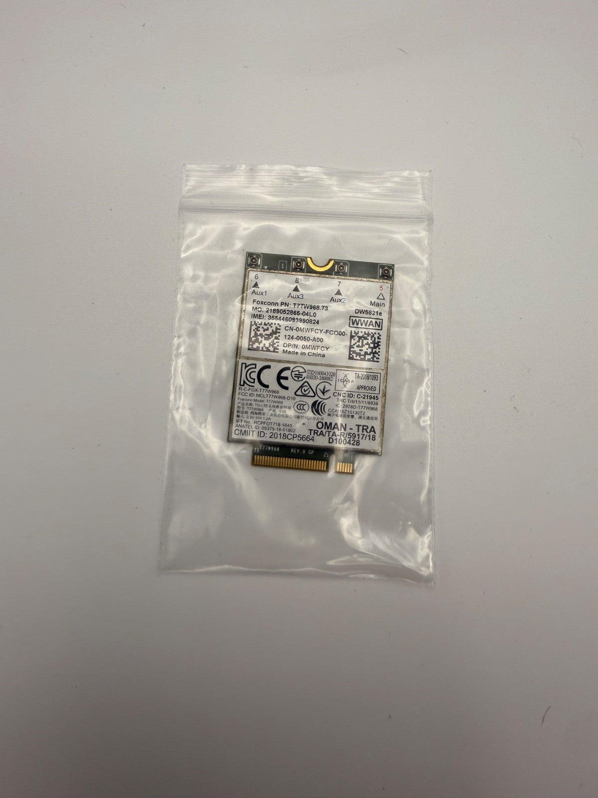 Genuine Dell Latitude T77W968 DW5821e Snapdragon X20 LTE D100428 TPHT3