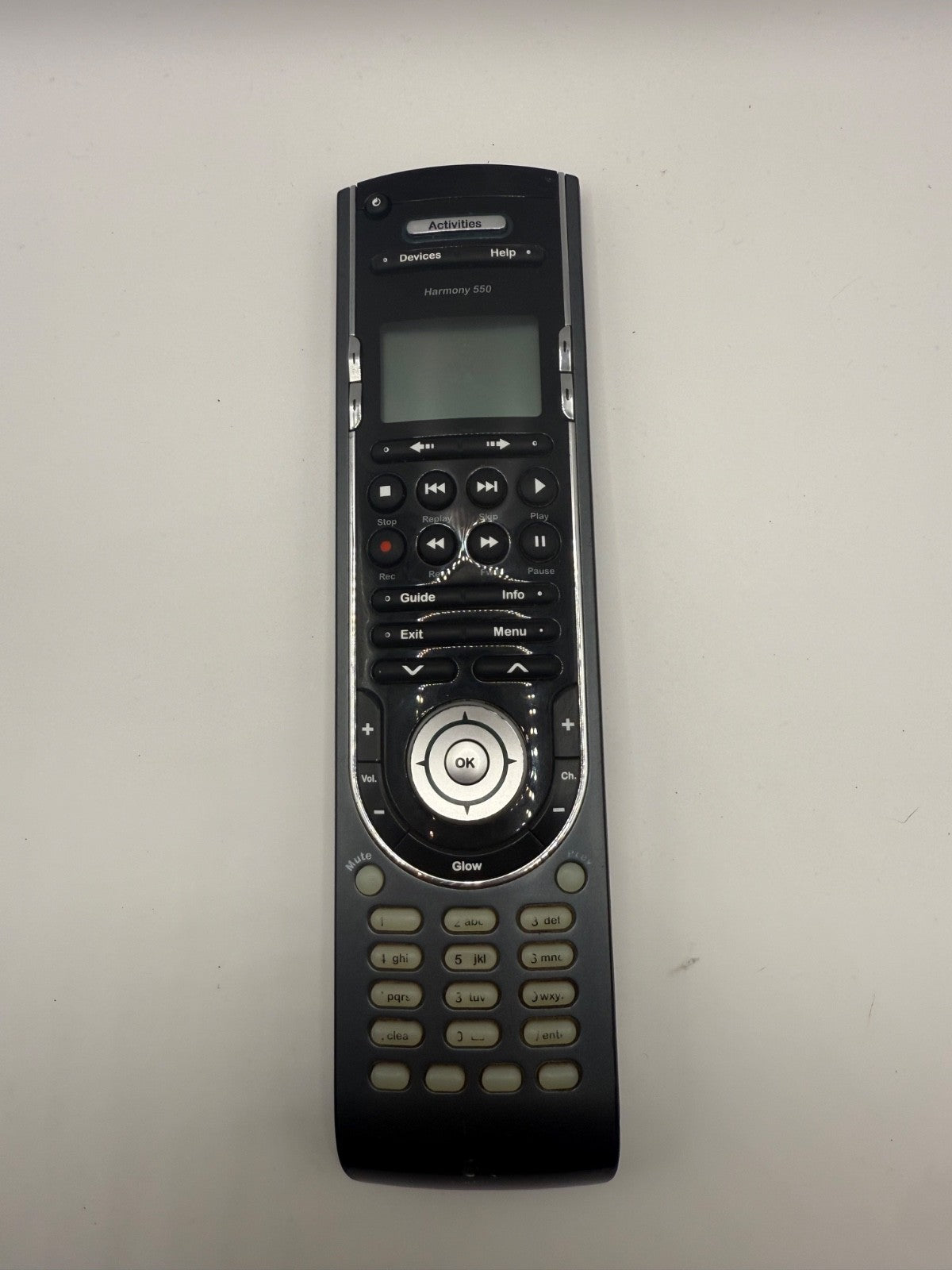 Logitech Harmony 550 Remote Control Smart Universal 866201-0000 R-IP10 FOR PARTS