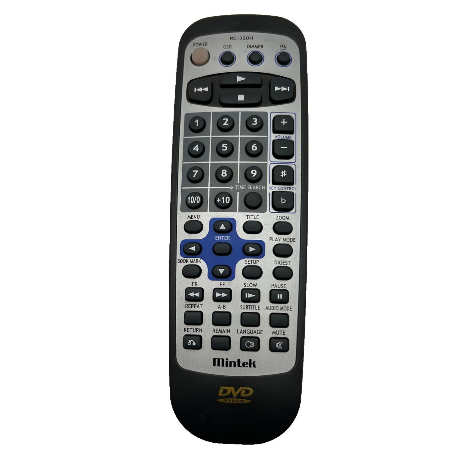 Mintek RC-320H Remote Control for DVD Player – Tested – OEM Replacement