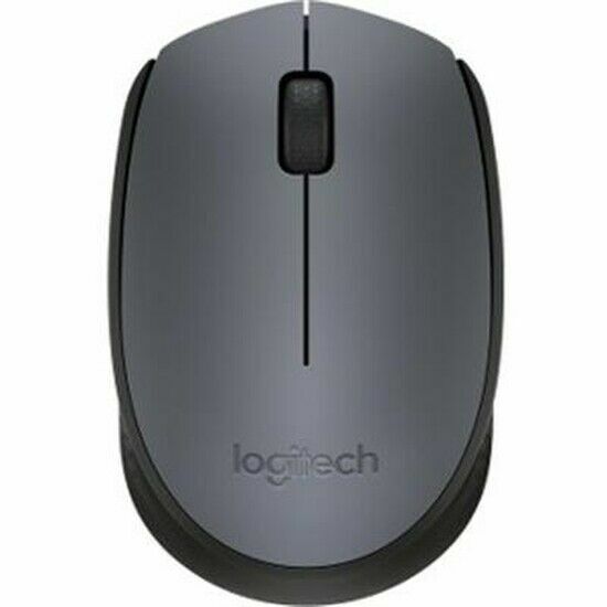Logitech M170 Wireless Mouse 2.4GHz USB Receiver Optical Tracking Black