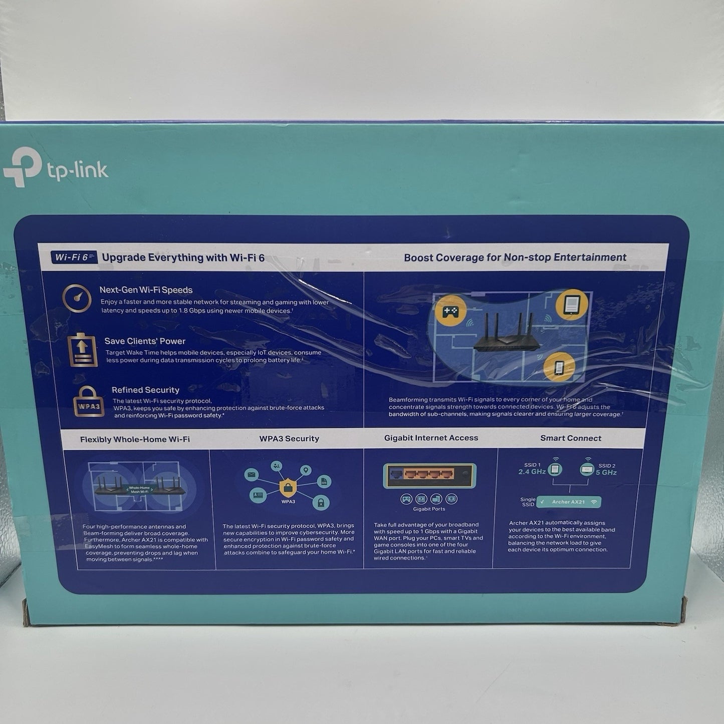 TP-Link AX1800 Works with Alexa Dual Band Gigabit Router - Black