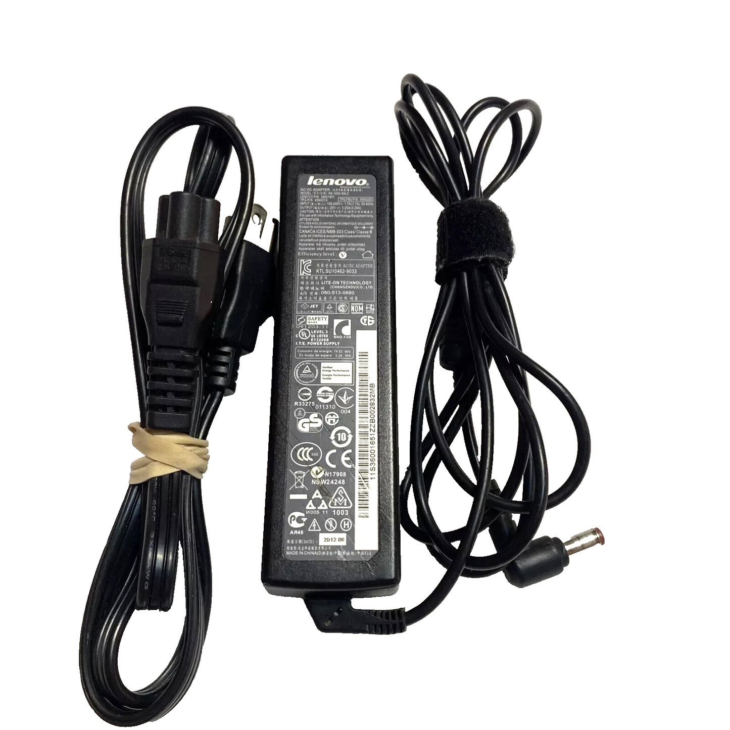 Lenovo AC Adapter PA-1650-56LC 20V 3.25A 65W 36001651 Laptop Charger