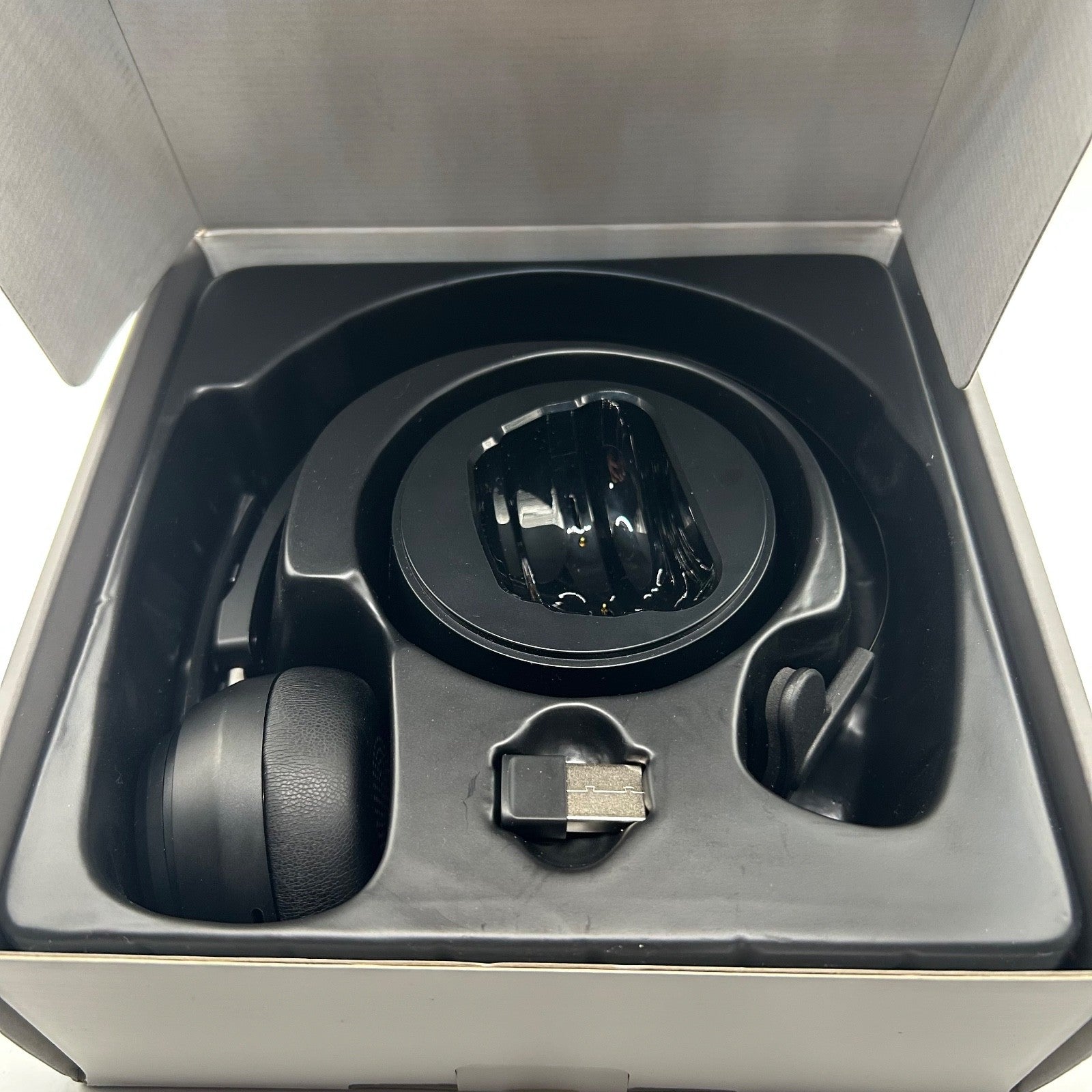 Mopchnic KH113M Wireless Bluetooth Headset w/ Mic & Charging Base Black