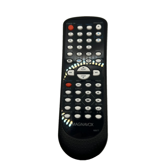 Magnavox NB677 Remote Control for DVD Recorder/VCR – OEM – Tested