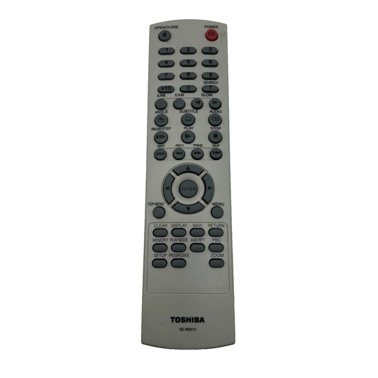 Toshiba SE-R0213 DVD Remote Control Original OEM for SD-3980 SD-3990 + More