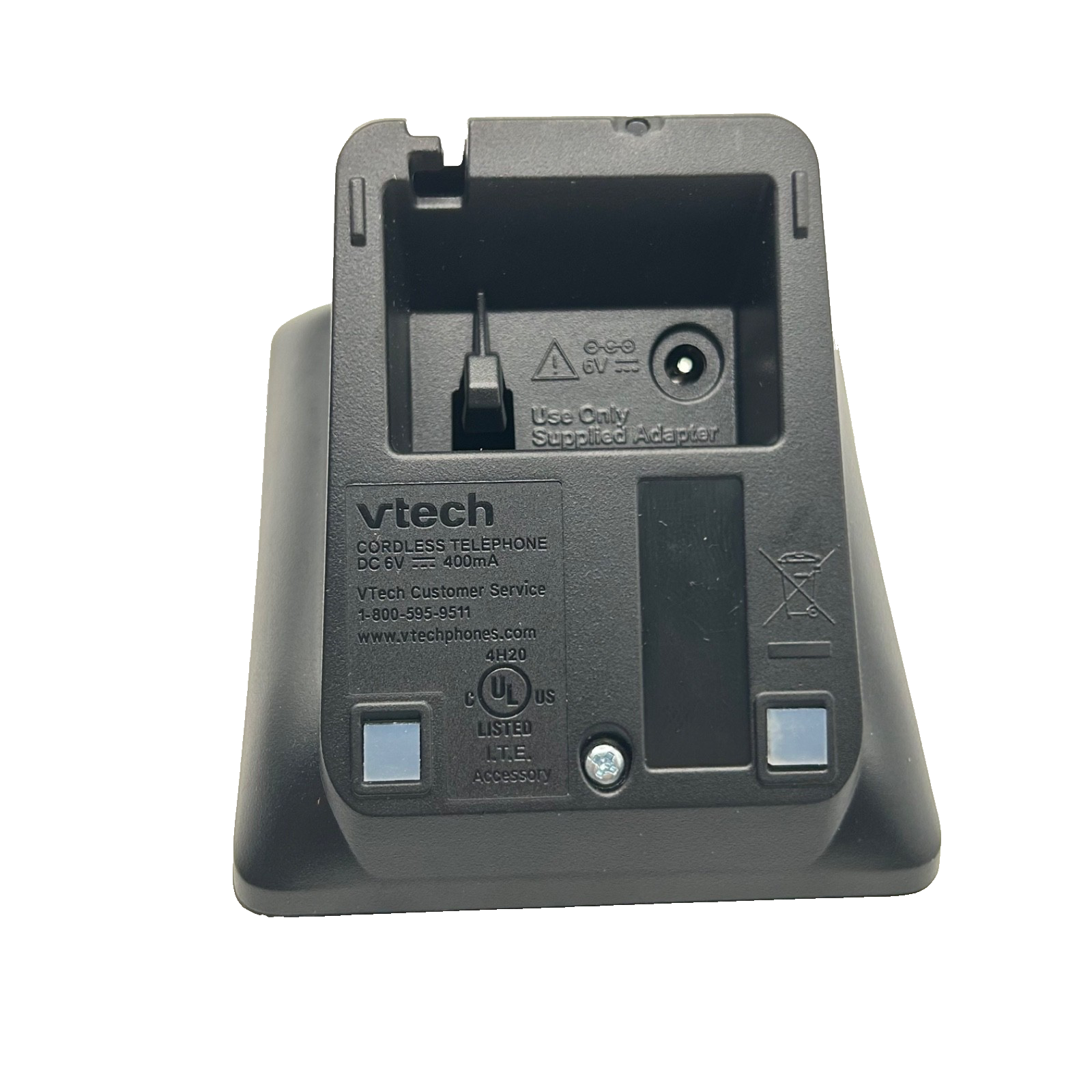 VTech Cordless Phone Charging Base & AC Adapter 6V 400mA OEM Replacement