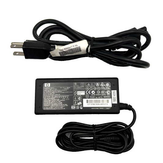Genuine HP Laptop Charger AC Power Adapter 239427-004 65W 18.5V 3.5A 1.7MM Tip