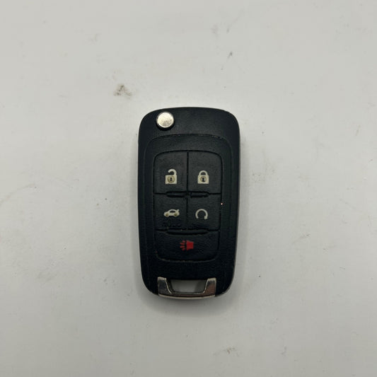 OEM Chevrolet 4-Button Flip Key Fob Remote (Back Cover Missing)