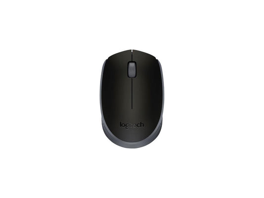 Logitech M170 Wireless Mouse 2.4GHz USB Receiver Optical Tracking Black