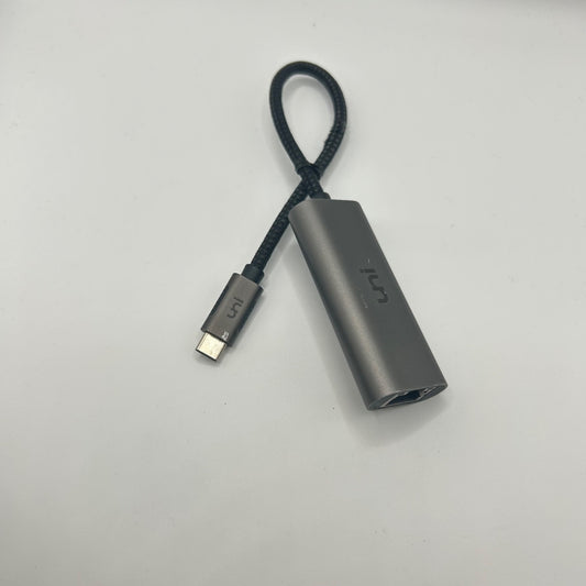 Uni USB-C to Ethernet Adapter 2.5Gbps – USB Type-C to RJ45 Network Adapter