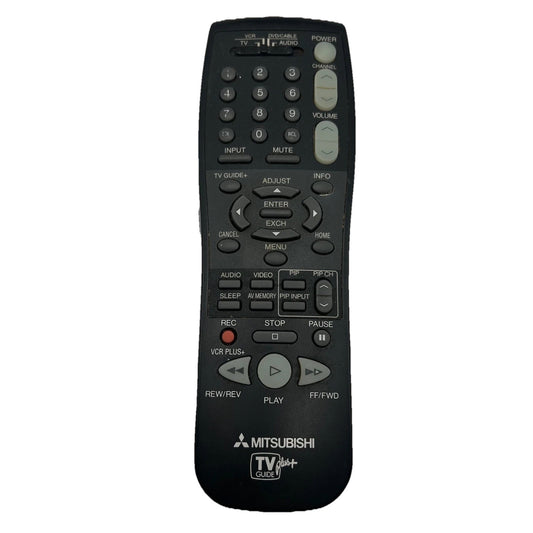 Mitsubishi TV Guide Plus+ Remote Control OEM for TV VCR DVD Cable