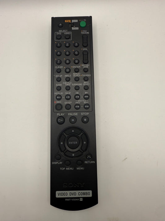 Genuine Sony RMT-V504A Remote Control For Video DVD/ VCR Combo Player.....Tested