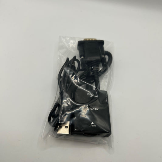 BENFEI HDMI to VGA Adapter w/Audio & USB Power – Gold-Plated Connector