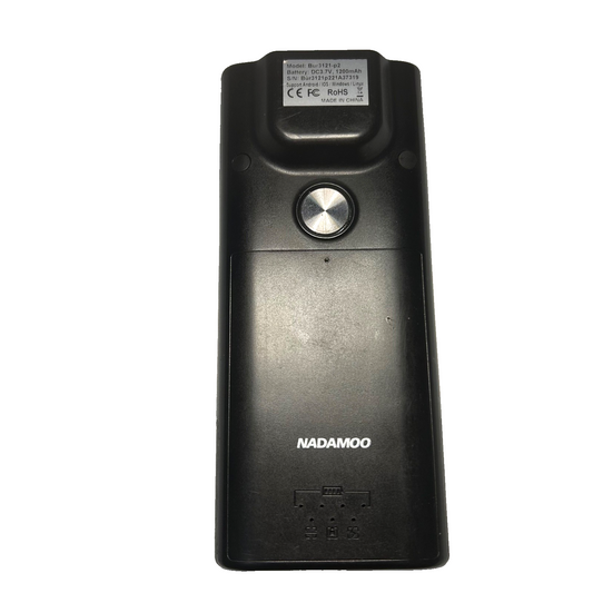 NADAMOO BUR3121-P2 Wireless 1D/2D Barcode Scanner with Phone Holder