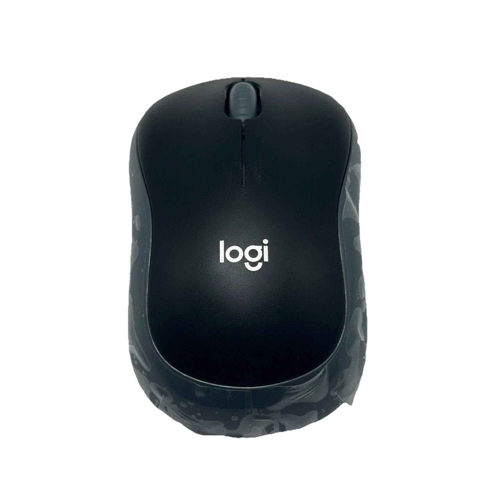 Logitech M185 Wireless Mouse Black Gray Open Box No USB Receiver