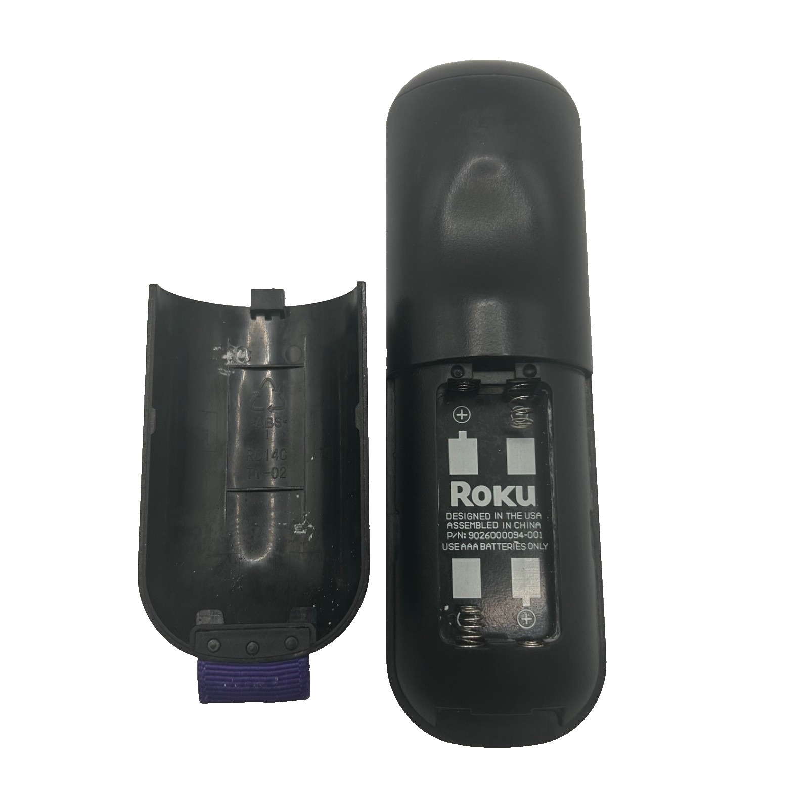 Roku Remote 9026000094-001 w/ Netflix Pandora Crackle – Purple D-Pad