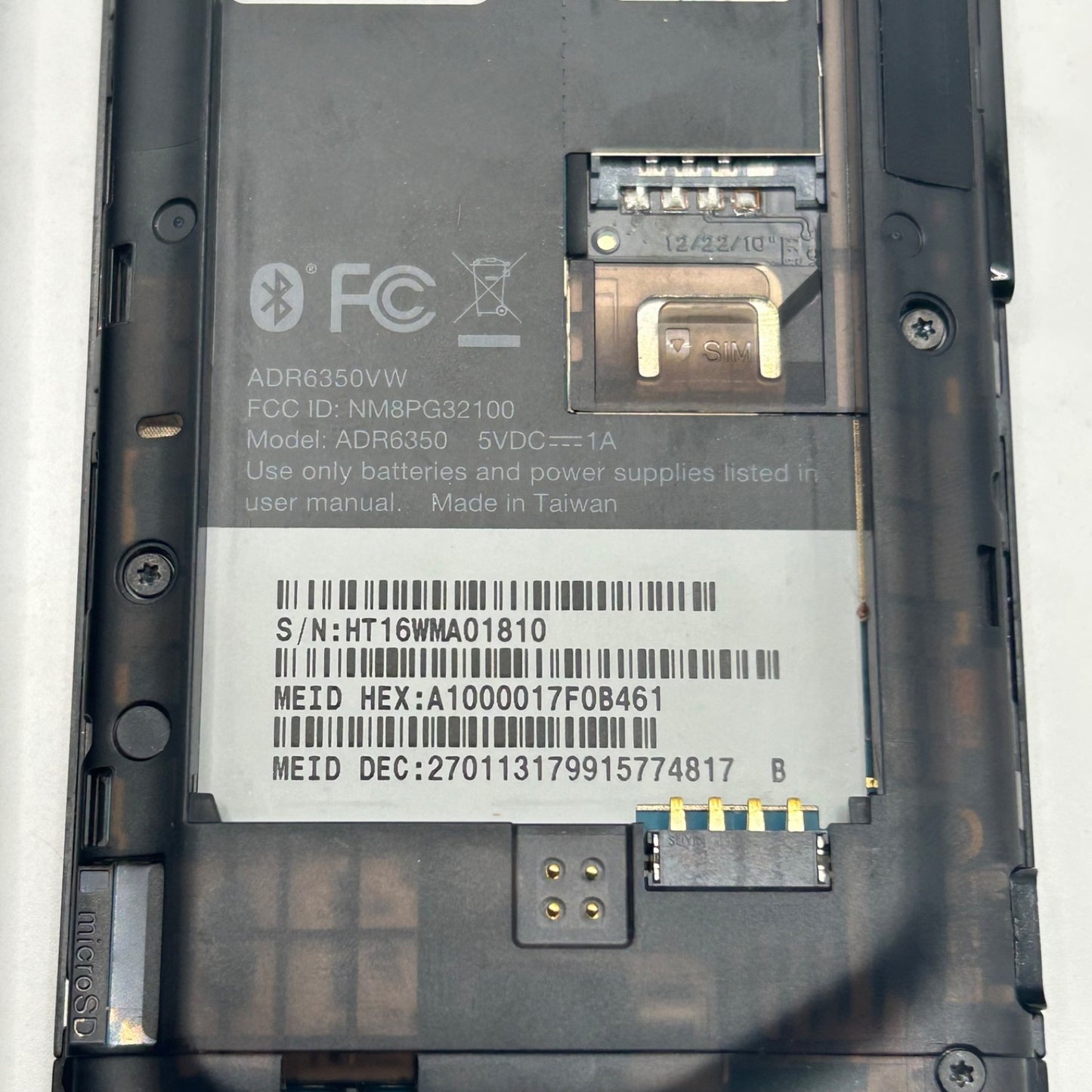 HTC Droid Incredible 2 ADR6350VW Verizon Smartphone - Parts Only