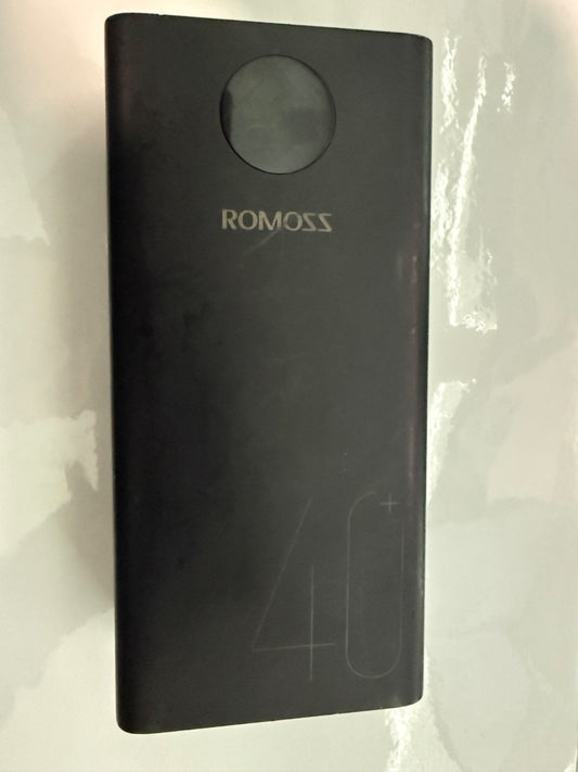 ROMOSS 40+ Power Bank 40000mAh Portable Charger – USB-C / USB-A – Used
