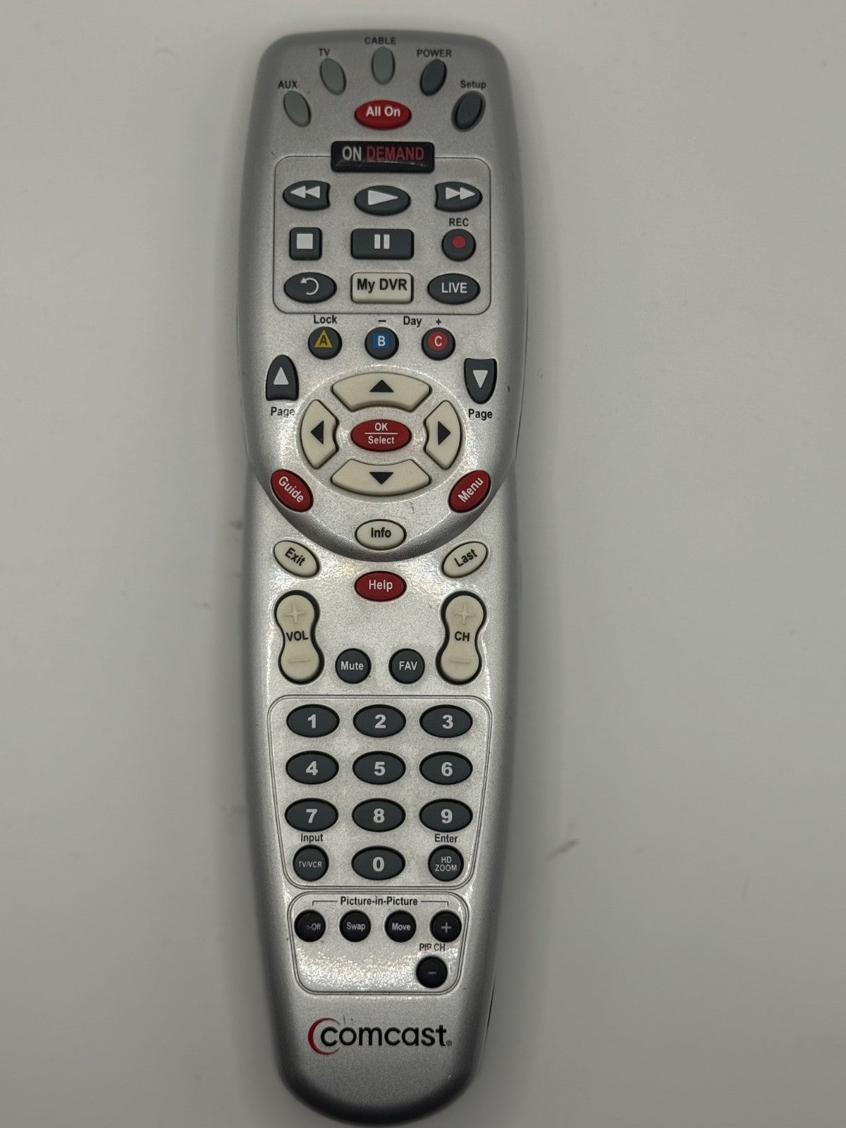 MediaOne Comcast URC-31AXXXB01 TV/VCR/Cable Universal Remote Control Tested
