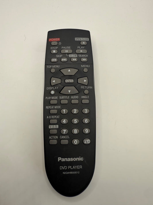 Panasonic N2QAHB000012 DVD Player Remote Control For DVD-RP56 DVD-RV26 DVD-RV31