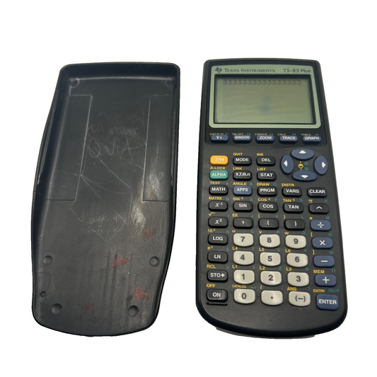 Texas Instruments TI-83 Plus Graphing Calculator – Heavy Screen Wear – Works