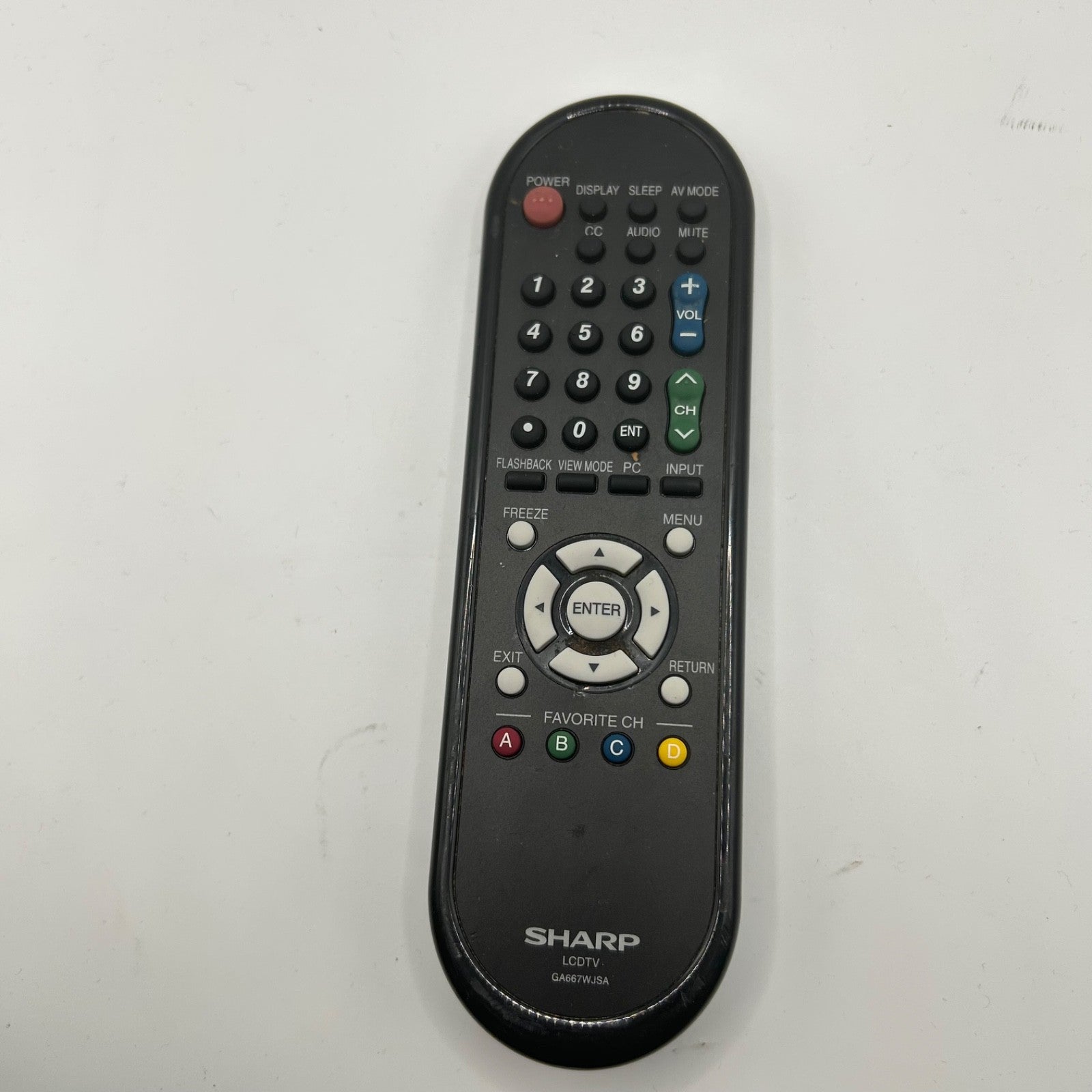 Sharp GA667WJSA TV Remote Control for LCD TVs – OEM – Tested – Works Great