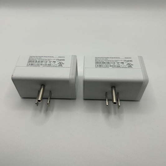 2x Kasa Smart Wi-Fi Plug Slim EP25 Energy Monitoring Outlet Alexa Google HomeKit
