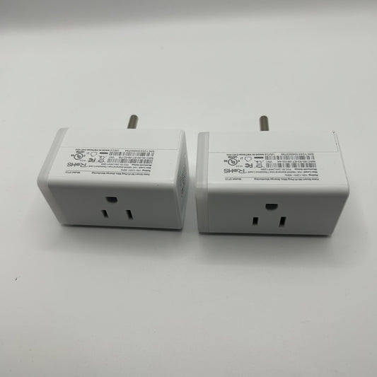 2x Kasa Smart Wi-Fi Plug Slim EP25 Energy Monitoring Outlet Alexa Google HomeKit