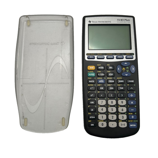 Texas Instruments TI-83 Plus Silver Edition Graphing Calculator w/ Cover