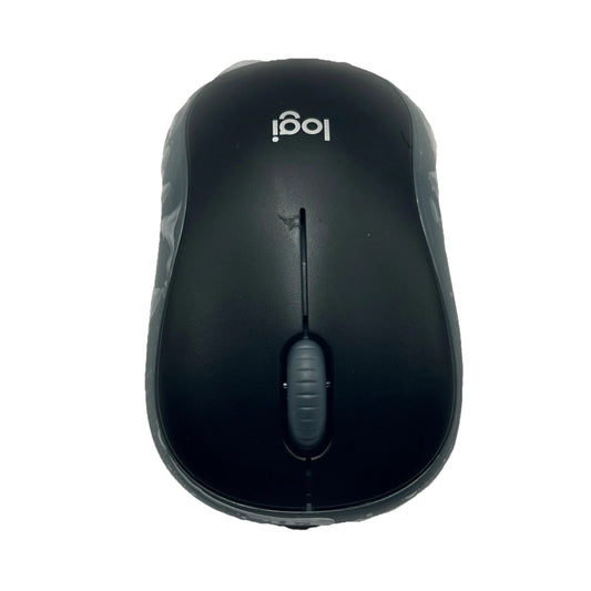 Logitech M185 Wireless Mouse Black Gray Open Box No USB Receiver