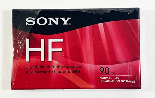 Sony HF 90-Minute Audio Cassette Tapes – Normal Bias – 3 Pack – Sealed